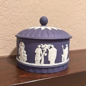 Blue and White Wedgewood Box
